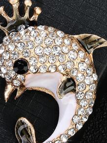 Móc khóa quyến rũ cá heo Rhinestone - Nhiều màu - Xem 6