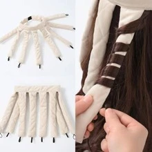 1 dụng cụ uốn tóc khi ngủ không dùng nhiệt - Màu be - Xem 1