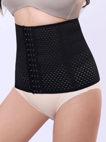 1入組女款透氣腰帶馬甲，運動保健 - 黑色 - 查看 2