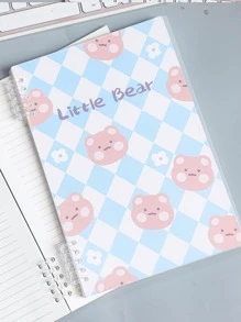 MOKA 1入組卡通圖形活頁夾活頁日記本，可愛學生多用途活頁筆記本 - 彩色 - 查看 7