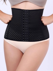 1入組女款透氣腰帶馬甲，運動保健 - 黑色 - 查看 4