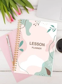 BUBU Giáo án--A5 Giáo án cuộn dây nhiều màu Notepad có bìa PP - Thích hợp sử dụng tại nhà và trường học trong nhiều lĩnh vực khác nhau - Nhiều màu - Xem 1