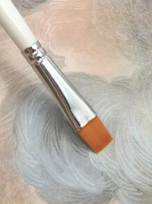 7 Gói Cọ Sơn Màu Trắng, Cọ Sơn Đa Năng Bằng Gỗ Để Vẽ Tranh - trắng - Xem 3