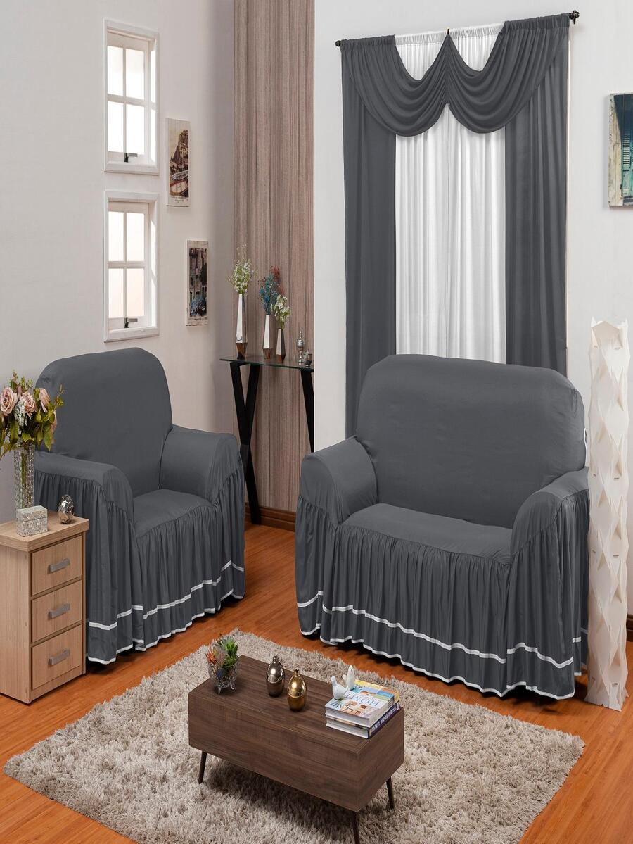 Sofa Covers - 灰色 - 查看 1