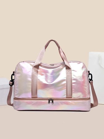 鐳射防水可折疊大容量旅行包