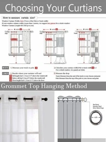 1入組簡單白色透明面板，家用滌綸濾光透明窗簾 - 白色 - 查看 4
