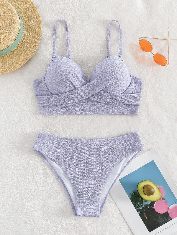 Solid Color Textured Fabric Hard Plastic Cup Set Summer