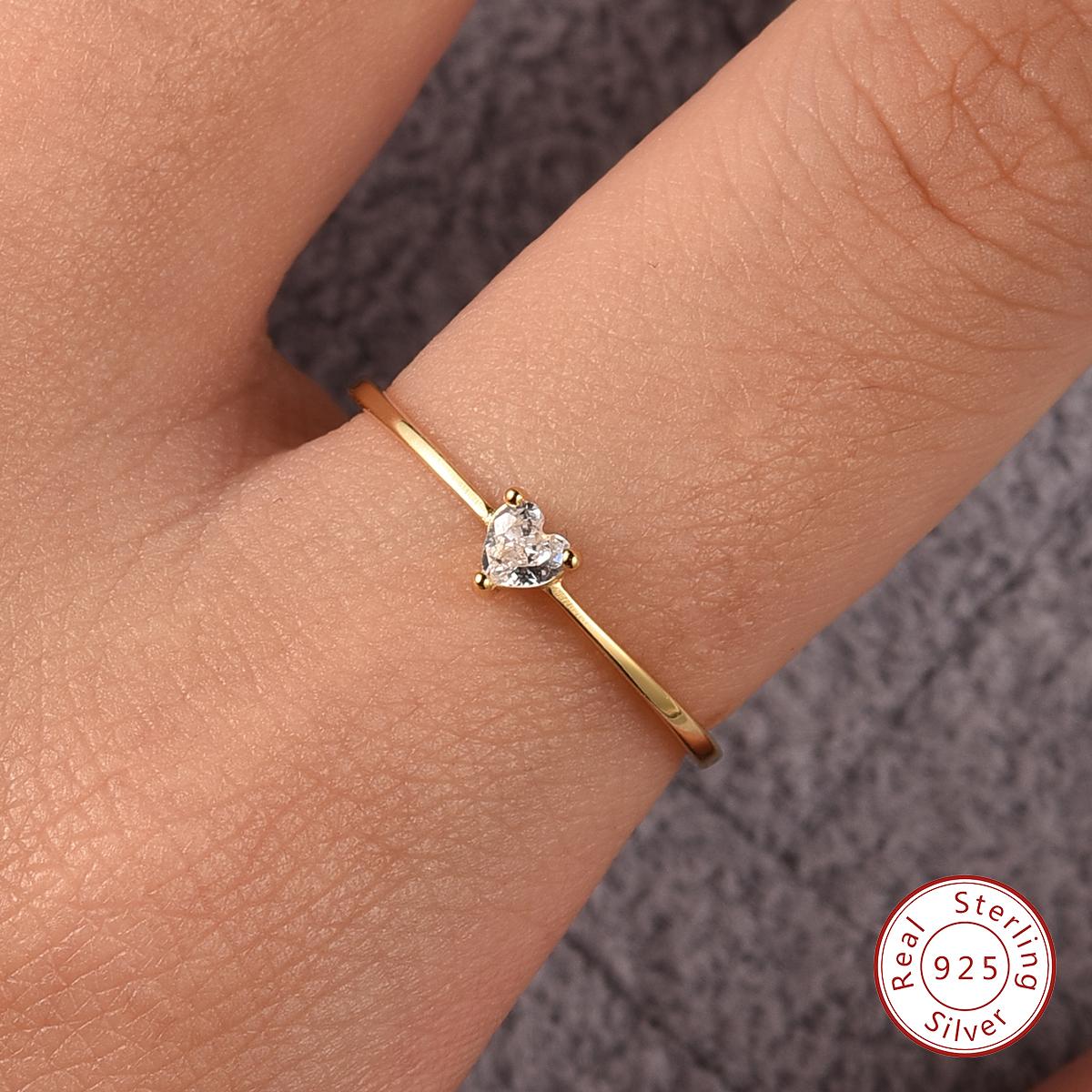 Pieza Anillo eterno de plata de ley 925, joya lujosa y exquisita como regalo para mujeres