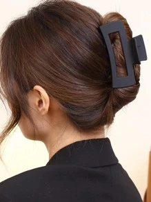 4pcs Square Design Big Claw Clip For Thick Hair, Strong Hold Jaw Hair Clamps, Butterfly Hair Clips Hair Claws Hairpins Fashion Hair Accessories For Women Casual,Claw Clips,Hair Jaw Clip,Hair Clutch Summer, School Stuff, College Fall Winter For Vacation Outfits Woman