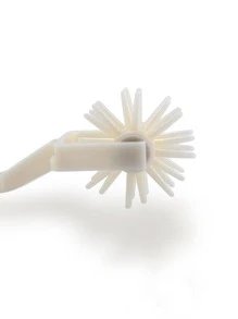 1 Dụng Cụ Đấm Bột Làm Bánh Pizza Bằng Nhựa, Con Lăn Pizza Sáng Tạo Màu Trắng Cho Nhà Bếp - trắng - Xem 4