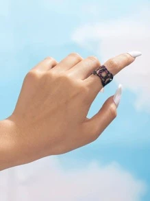 1 Thời Trang Đầm Xòe Hoa Văn Sơn Ngôi Sao Rỗng & Mặt Trăng Vòng Đeo Tay Cho Nữ Trang Trí Hàng Ngày - Nhiều màu - Xem 1