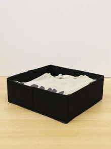 Multi-Piece Non-Woven Fabric Storage Boxes, Lidless Underwear Storage Boxes, Foldable Organizer Bags For Storing Cosmetics, Tissues, Remote Controls, Stationery And Other Small Items, Suitable For Living Room, Bedroom, Closet, Various Sizes Available