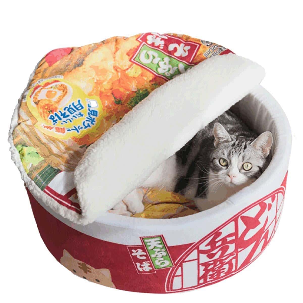 Pet Ramen Cushion Bed - Multicolor - View 1