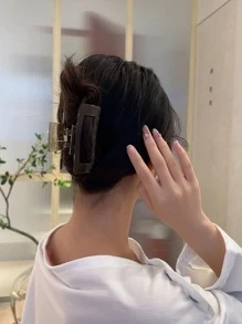 2入組透明髮爪夾 - 彩色 - 查看 3