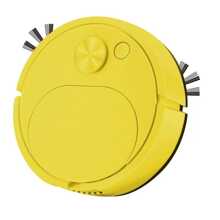 Robot Quét Quét Tự Động Mini Vệ Sinh Máy Gia Đình Sạc USB Công Nghệ Thông Minh Quét Hút Kéo Máy Hút Bụi - Màu vàng - Xem 1