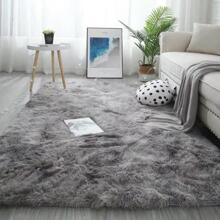 Tapetes para Sala Modernos Gris Alfombra Recamara Grande Alfombra Felpa para Sala de Estar Tapete Peludo Mullida Súper Suave Tapete Decorativo para Dormitorio Cuarto -40x60CM - Gris Oscuro - Ver 2