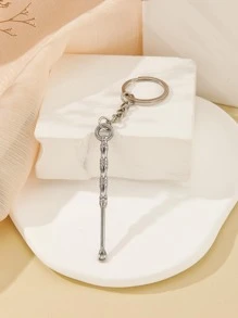 Công cụ làm sạch tai phụ nữ Móc khóa sáng tạo quyến rũ - Bạc - Xem 1