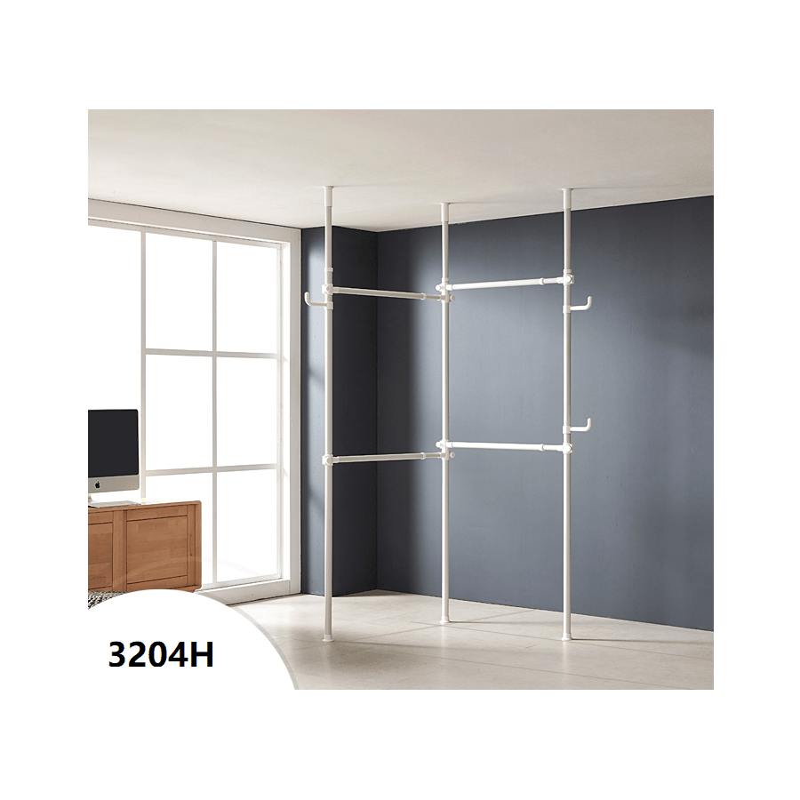 Adjustable Clothing Rack, Double Rod Clothing Rack, 3 Tier Clothes Rack ...