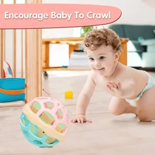 1入組TPU學習玩具，現代安全咬合嬰兒益智玩具 - 彩色 - 查看 4