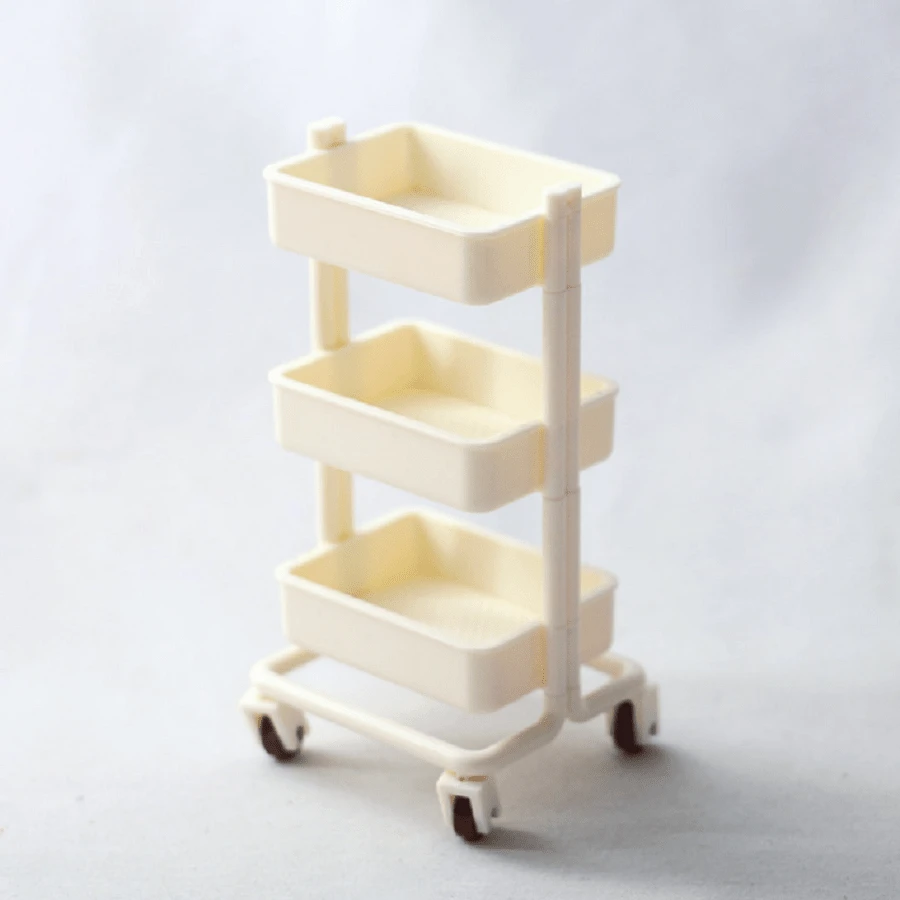 1pc Mini Cute Handcart For Children's Gift - White - View 1
