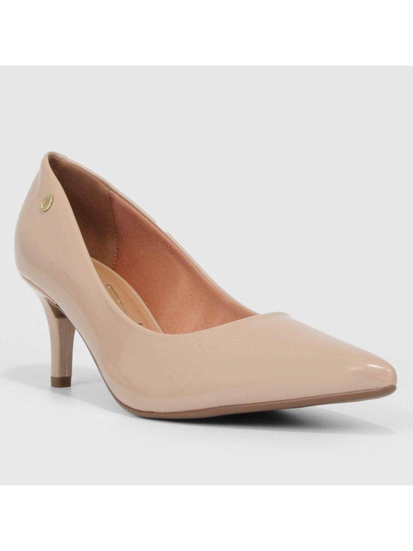 Sapato Scarpin Bico Fino Salto Medio Confortável Vizzano