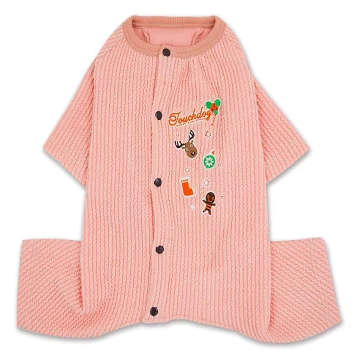 Designer Full Body Thermal Pet Dog Jumpsuit Pajamas - 藍色 - 查看 1