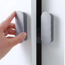 1入組塑膠門把手手柄 - 灰色 - 查看 1