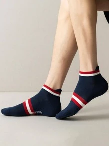 10pairs Women Striped Pattern Casual Ankle Socks For Daily Life - Multicolor - View 4