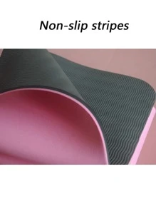 Foldable TPE Yoga Mat - Pink - View 4