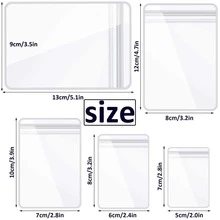 30入組透明掛飾收納袋 - 無色 - 查看 3