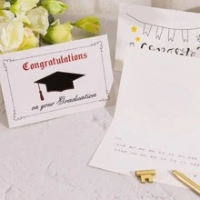 Graduation Party Invitation Card - White - View 1