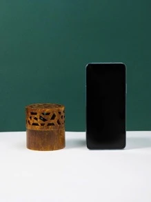 1pc Resin Incense Burner, Arabian Style Bakhoor Incense Holder, Rama Decorative Incense Burner, Home Decor, Room Decor, Party & Festival Decoration Gifts Birthday Graduation - Bronze - View 7