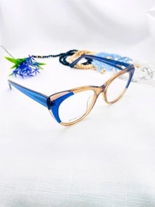 Eyeglasses - 藍色 - 查看 2