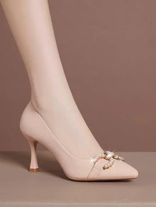 Pointed Toe Gót nhọn - Màu Hồng baby - Xem 2