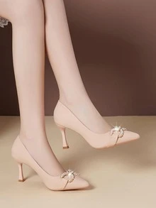 Pointed Toe Gót nhọn - Màu Hồng baby - Xem 3