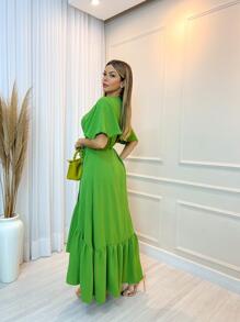 Women Dresses - 軍綠色 - 查看 2