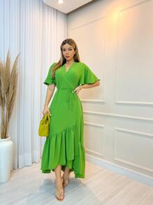Women Dresses - 軍綠色 - 查看 1