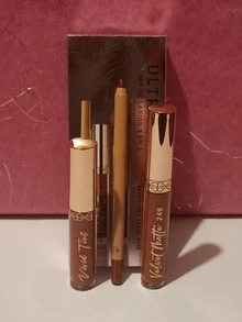 Labial matte + Brillo de labios + Delineador Tono 10 Café - Café - Ver 1