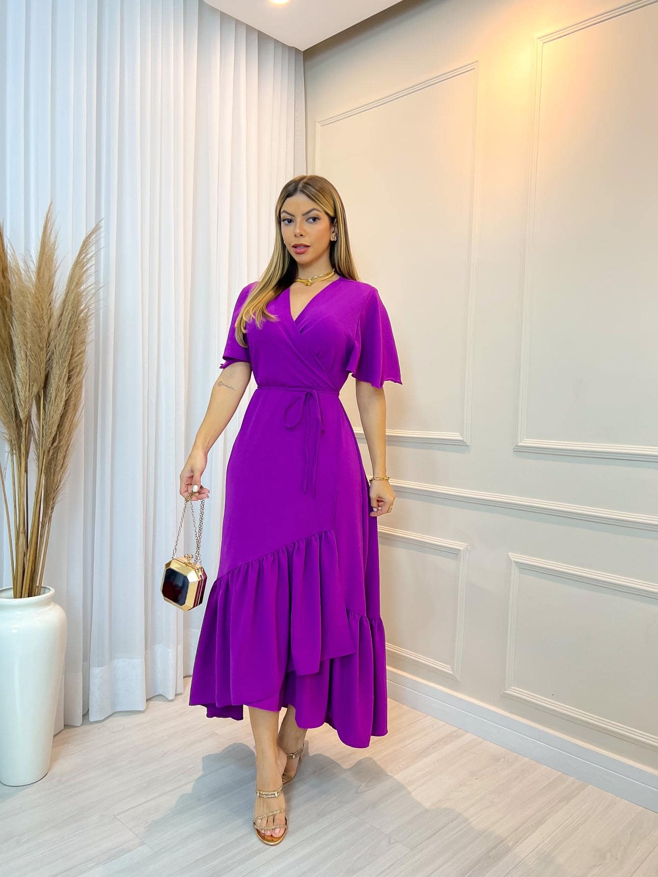 Women Dresses - Rosa Roja - Ver 1