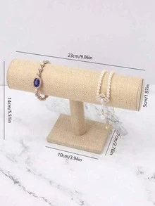 1入組休閒珠寶展示架適合女士適用於首飾類整理 - 黃色 - 查看 2