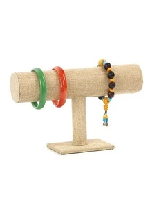 1入組休閒珠寶展示架適合女士適用於首飾類整理 - 黃色 - 查看 3