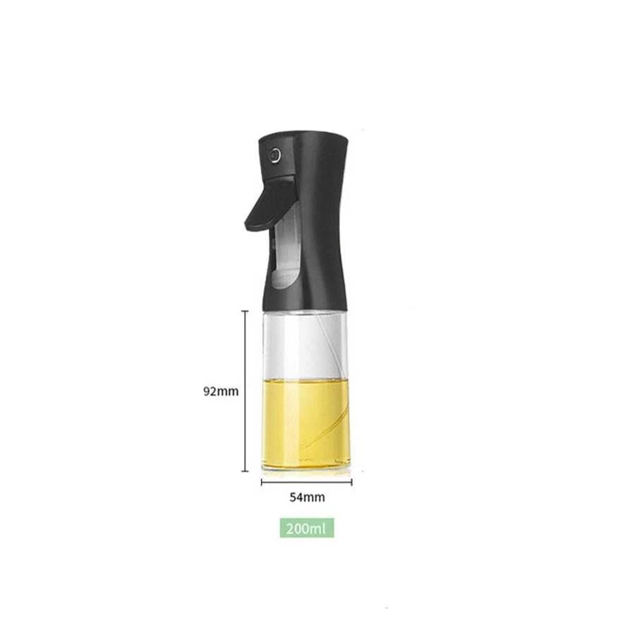 1pc 200ML Oil Sprayer, Modern Black Oil Spray Bottle For Kitchen