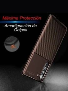 Funda Case Ligero Anti Golpes Para Galaxy A52 Rugged Carbon - Marrón - Ver 2