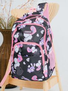 Women Fashion Backpacks - 黑色 - 查看 1