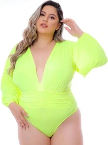 Plus Size Jumpsuits - gừng - Xem 1