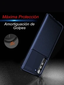 Funda Case Ligero Anti Golpes Para Huawei Nova 8 Rugged Carbon Mas Mica Hidrogel - Azul Marino - Ver 2
