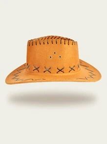 1頂女士夏季波希米亞牛仔帽 - 黃色 - 查看 3