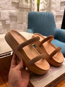 Women Platforms & Wedge Sandals - Màu nâu  Mocha - Xem 6