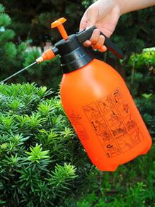 1入組塑料澆花噴霧瓶，現代橙色園藝噴壺