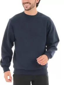 Men Sweatshirts - 네이비 블루 - 보기 1